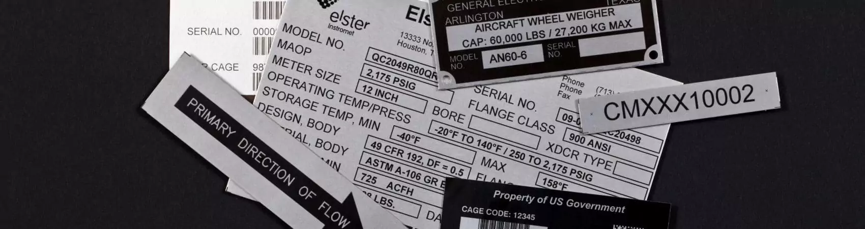 UID, IUID Labels | Metal MIL-STD-130 UID Labels & Tags