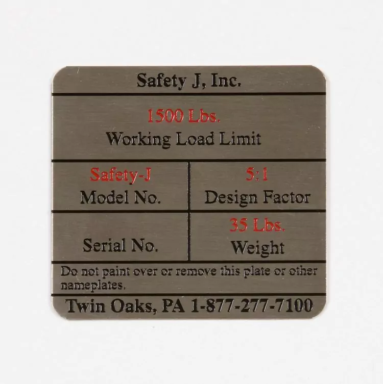 Aluminum Asset Tags