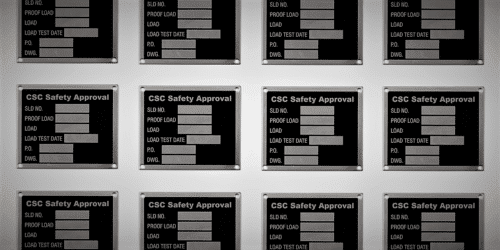 Asset tags and barcode labels for asset tracking