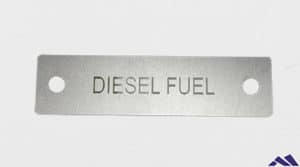 Fuel Tank Identification Tags