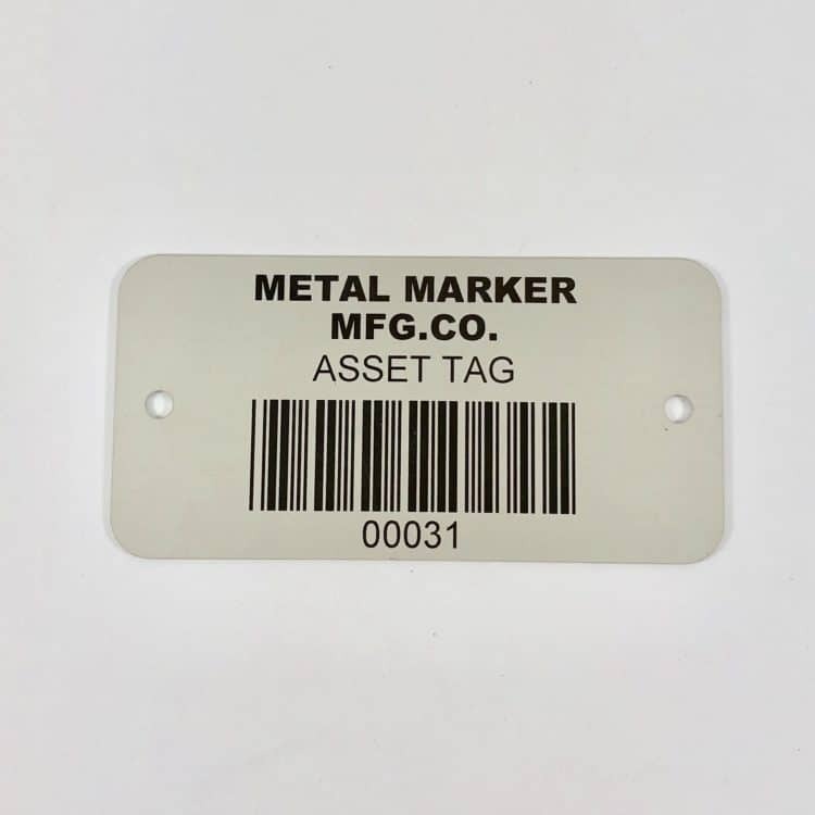  laser engraved numbered metal tags