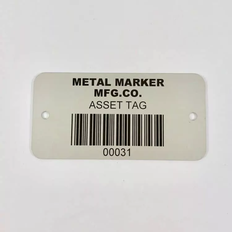  laser engraved numbered metal tags