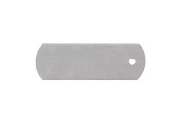 Aluminum tags blank