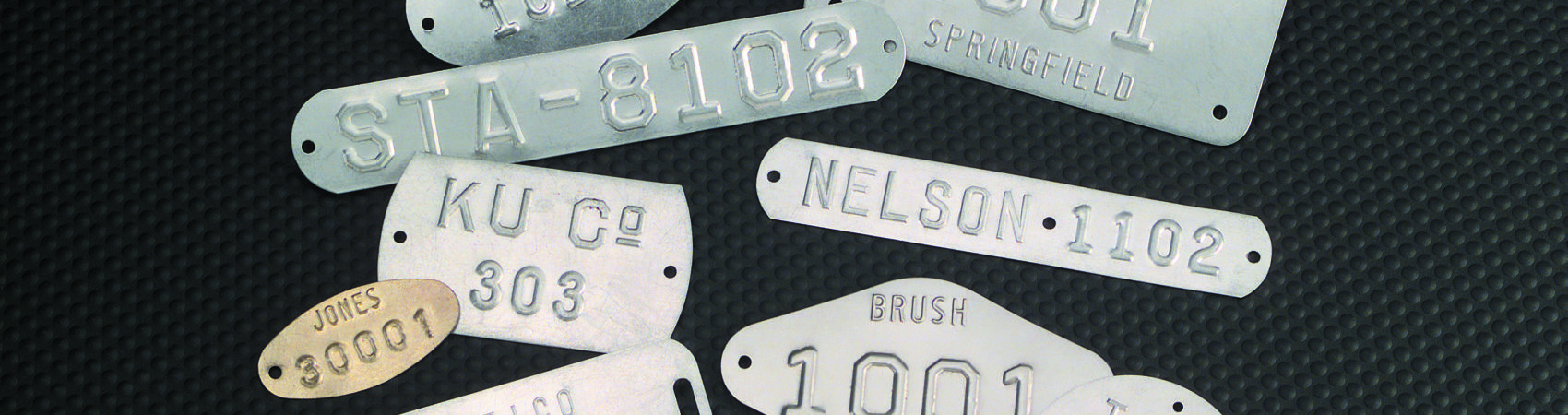 Custom Metal Numbered Tags | Metal Marker Mfg