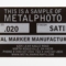 Photo Anodization Metal Labels