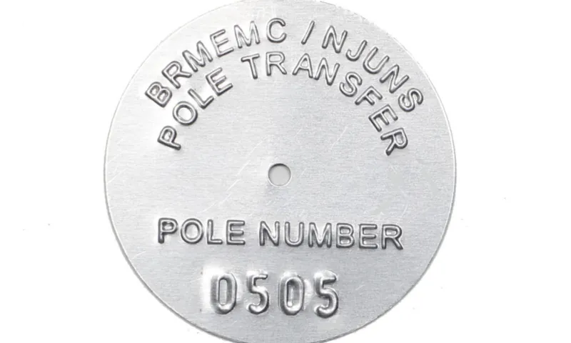 Industry Pole Tag