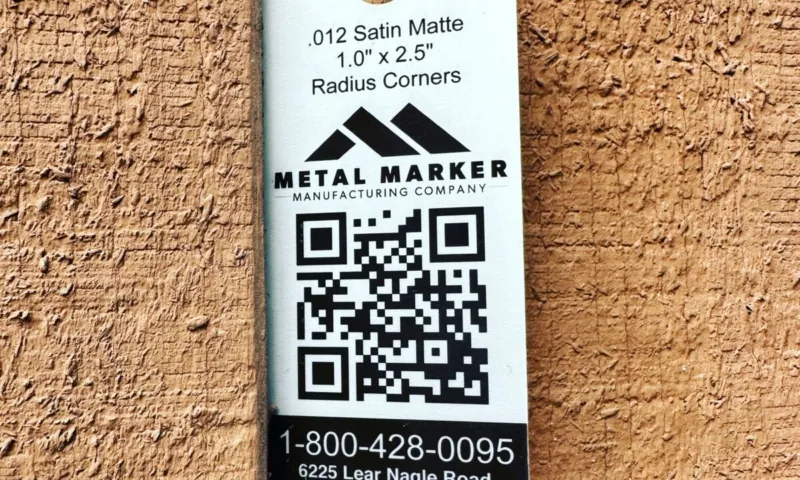 Photo Anodized Sample Tag