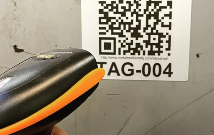 metal QR code tags