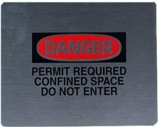 Custom metal equipment safety tags Custom metal equipment safety tags